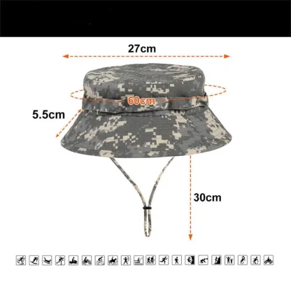 Top Camo Tactical Fishing Hats - Image 7